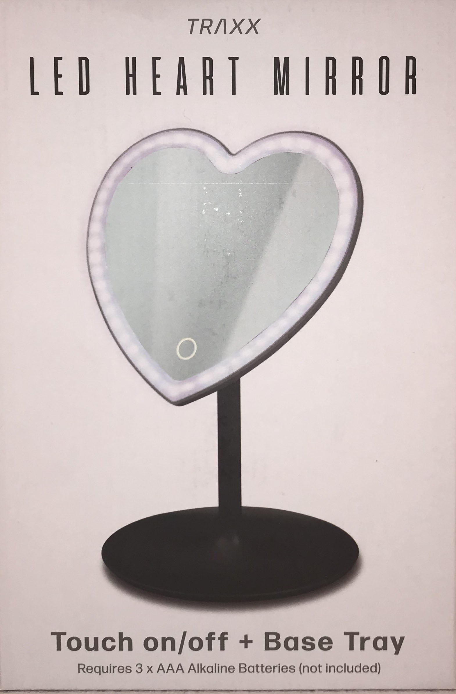 Traxx led outlet heart mirror