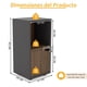 thumbnail image 4 of Buró de Madera, Mesita de Noche de 2 Cubos Café HOMEMAKE FURNITURE Contemporáneo, 4 of 6