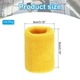 thumbnail image 2 of Uxcell Wrist Sweatbands Sports Wrist Bands for Men & Women Athletic Absorbent for Basketball Football Tennis Running Yellow, 2 of 6