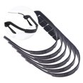 thumbnail image 2 of MasteelfCA 6pcs Silicone Glasses Non-slip Ropes Elastic Glasses Hanging Ropes (Black), 2 of 8