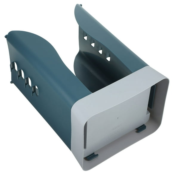 YSNOOWE Soporte Para Almacenamiento De Bolsas De Basura Plástico Azul Con Apertura Fácil Y Moderno