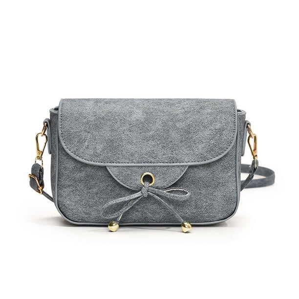 Bolso Bandolera Hombro Patrón Mezclilla Con Lazo para Mujer