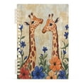 thumbnail image 2 of Notebook 8.3x5.7x0.4 Inch One Sizex2 Journey Note Diary Hardcover Notebook 60 Pages,80g Paper Writing Smooth and Not Easy to Break Two Giraffes, 2 of 8