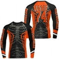 thumbnail image 3 of Custom Motocross Racing Long Sleeve Rash Guard Shirt Dirtbike Shirt Motocross Costumes Custom Dirt Bike Jersey for Men (Green, S), 3 of 7