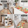 thumbnail image 5 of Pioneer Flower Floral Print Pattern Kitchen Rugs Sets Of 3,Kitchen Runner Rugs Non Skid Washable,Decorative Kitchen Floor Mats for Kitchen,Sink,Laundry,17X30 Inch + 17X47 Inch + 17X59 Inch, 5 of 6
