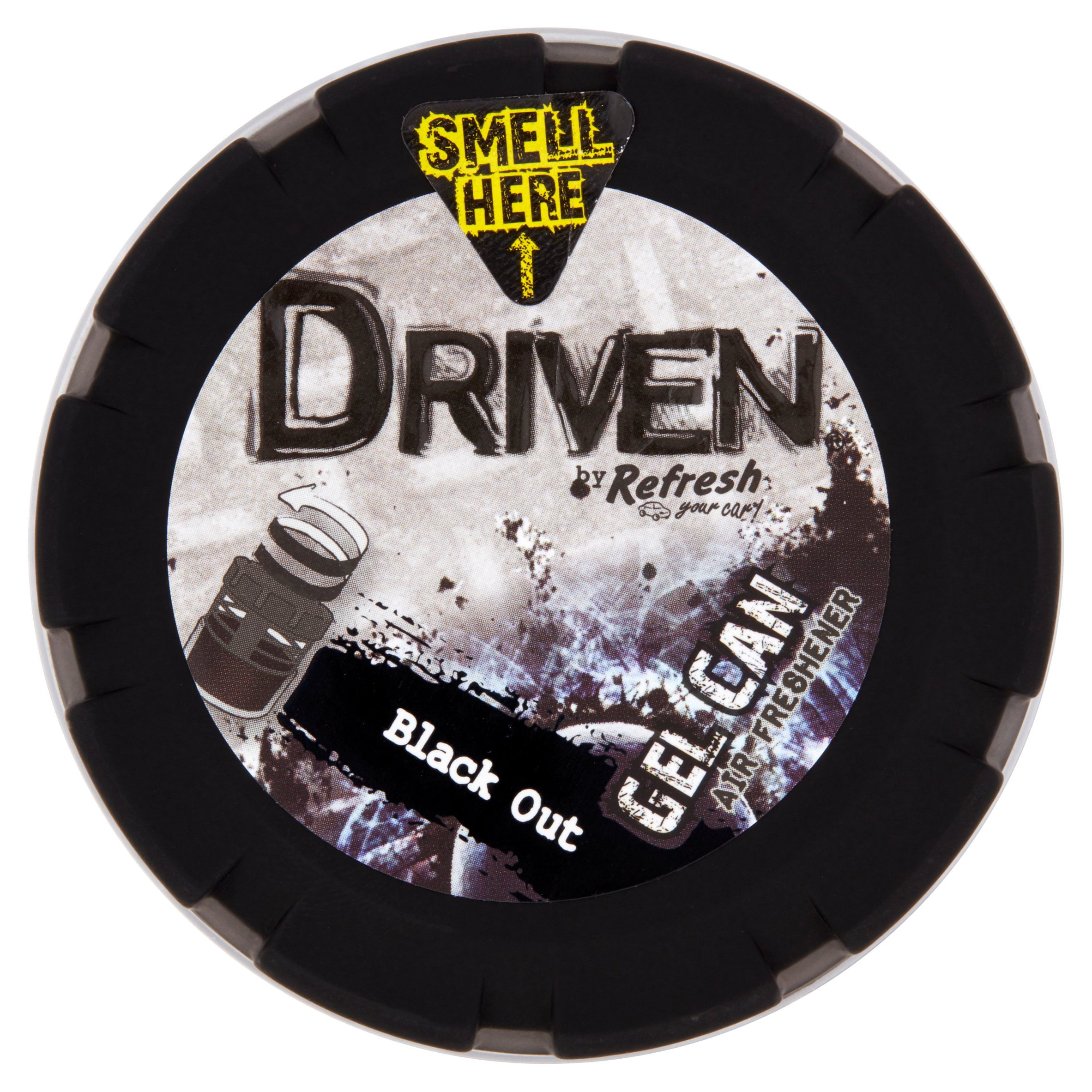 Driven by Refresh Your Car Black Out Gel Can Air Freshener, 3.0 oz