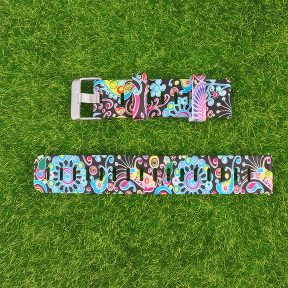 FUEENIRVA Silicone Watch Replacement Strap Multi Women Daily Use 1Pack