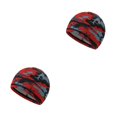 thumbnail image 2 of Gorros de calavera Eigraketly cómodos para deportes al aire libre de verano protector solar Camuflaje rojo 2Conjunto, 2 of 6