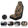 thumbnail image 6 of XYZCANDO Bear Camo Front Car Seat Cover 2 Pcs Car Seat Covers for Front Seats Removable Automotive Accessories Easy Installation Universal Fit for Most Cars SUVs and Sedans, 6 of 7