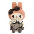 thumbnail image 3 of Sanrios Black Kuromi Mymelody Plush Stuffed Dolls Kawaii Cartoon Sofa Cushion Pillow Dark Gothic Lace Toy Birthday Gift For Girl, 3 of 5