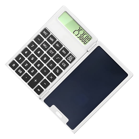 Inteprter Calculadora científica de oficina Cálculos precisos para trabajo profesional Pantalla de 12 bits HD de 5 pulgadas Computadoras y accesorios blanco Calculadora básica