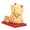 Yellow, variant on Lucky Cat, Solar Powered Cute Waving Cat, Wealth and Blessing, Chinese Lucky Money Cat Ornament, Fengshui Lucky Cat Swinging Arm for Home Display Car Decor