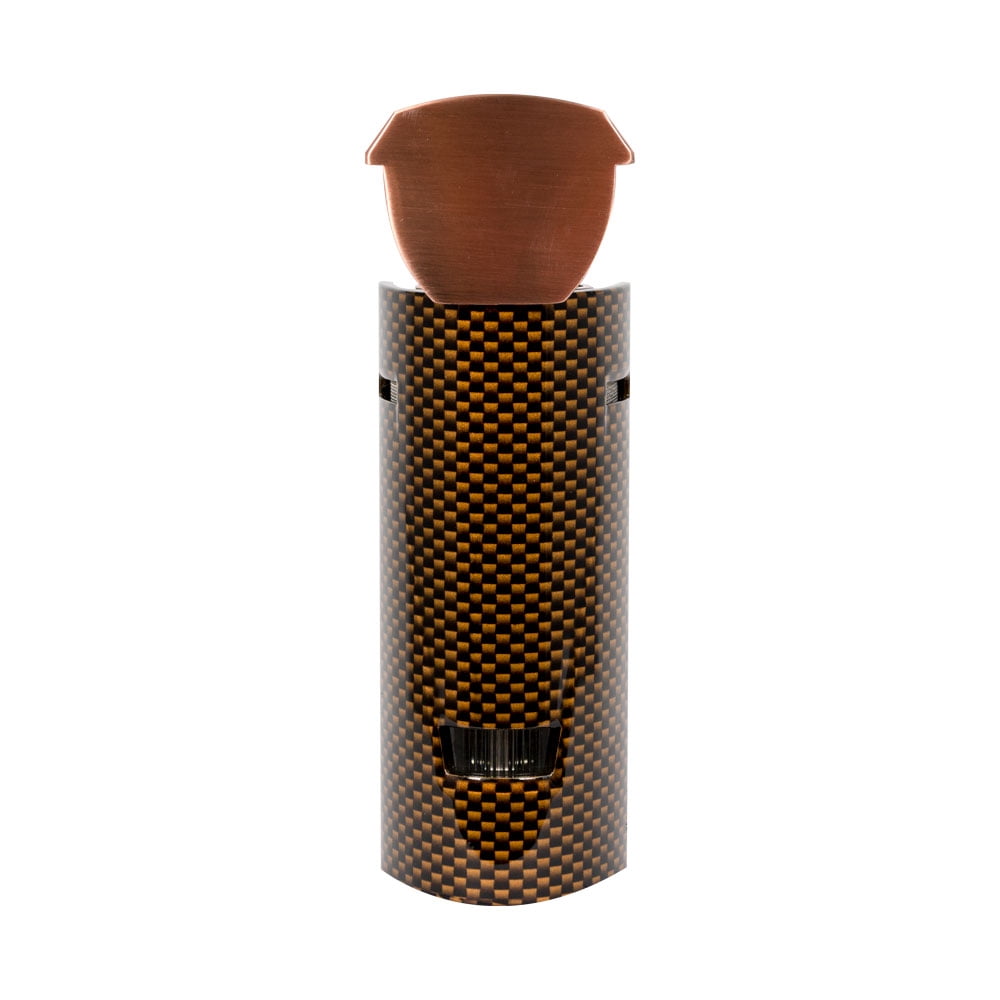 Lotus Minister Quad Torch Table Lighter - Copper