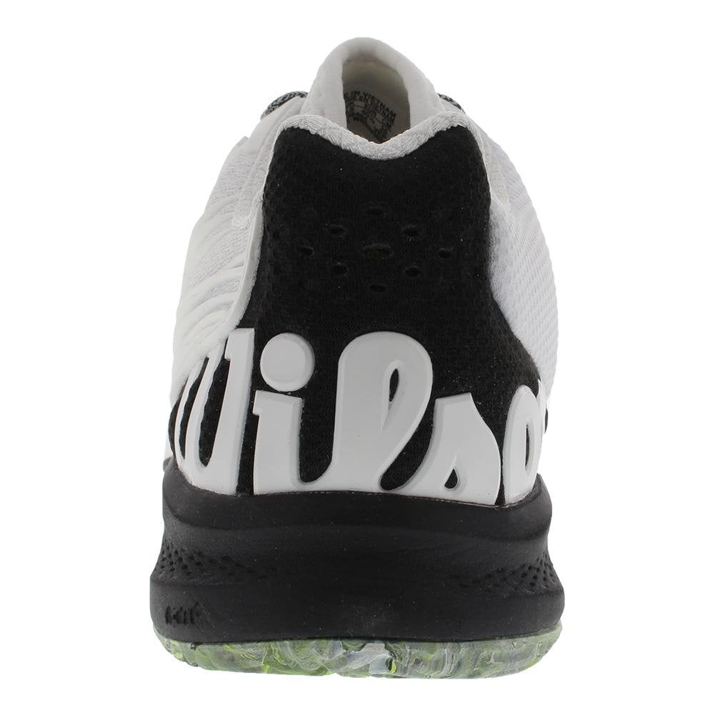 Wilson Men's Kaos 2.0 SFT Tennis Shoe (White/Black/Safety Yellow