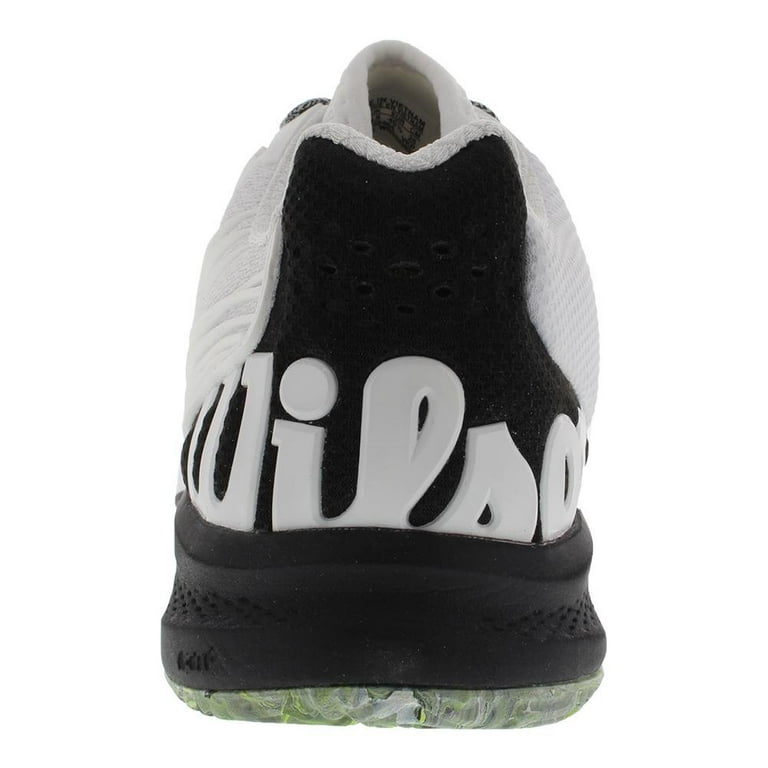 Wilson Men's Kaos 2.0 SFT Tennis Shoe (White/Black/Safety Yellow