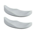 thumbnail image 2 of Spencer 2PCS Ergonomic Mouse Wrist Rest Support Silicone Gel Palm Rest Support Sliding Pad for Office Work, Typing, Gaming, Coding, Pain Relief, Gray, 2 of 10