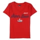 thumbnail image 1 of Camiseta con gráfico de Atlanta Super Bowl LIII para mujer de la NFL, rojo, extragrande, 1 of 2