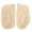 Nude, variant on Women's Toe Socks No Show Low Cut Thin Non Slip Invisible Breathable Socks with Gel Tab White (3.15 inches / 8.00 cm)