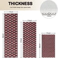 thumbnail image 4 of Red Bigfoot and Heart Pattern Kitchen Rugs Sets Of 3,Kitchen Runner Rugs Non Skid Washable,Decorative Kitchen Floor Mats for Kitchen,Sink,Laundry,17"x30"+ 17"x47" + 17"x59", 4 of 6