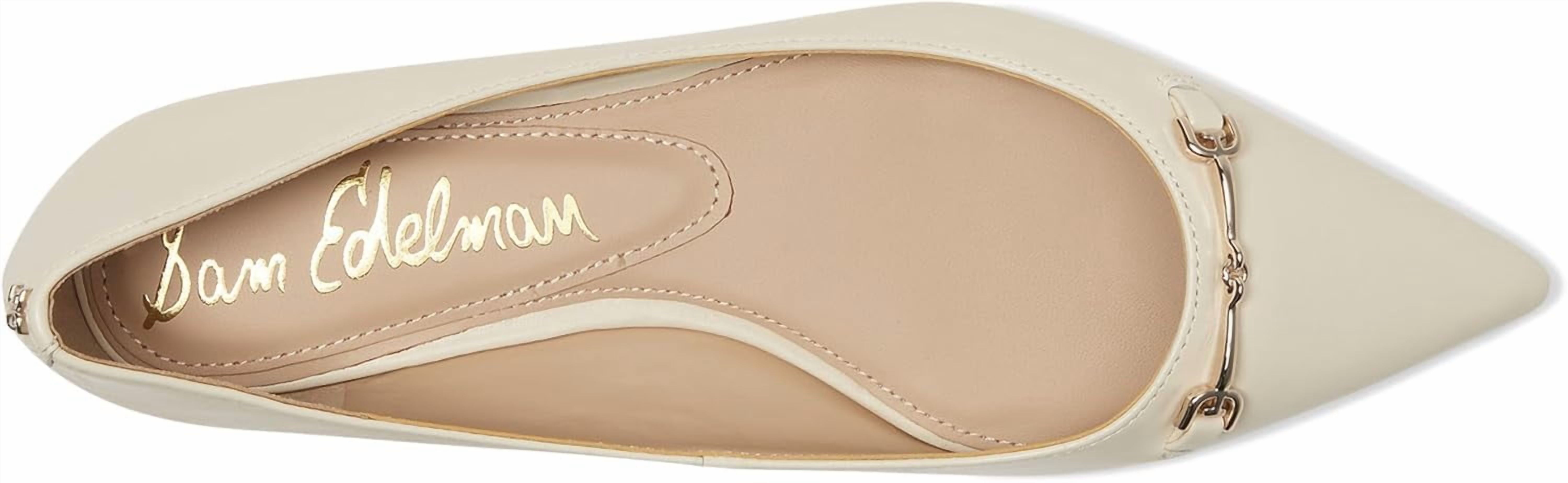 Escarpin Sam Edelman Lorissa Nude à Pointes - Taille 7,5 - Occasion élégant