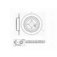 thumbnail image 4 of Winstop Brake Rotor, Rear WS239741, Mini Cooper 2015-2008, 4 of 4