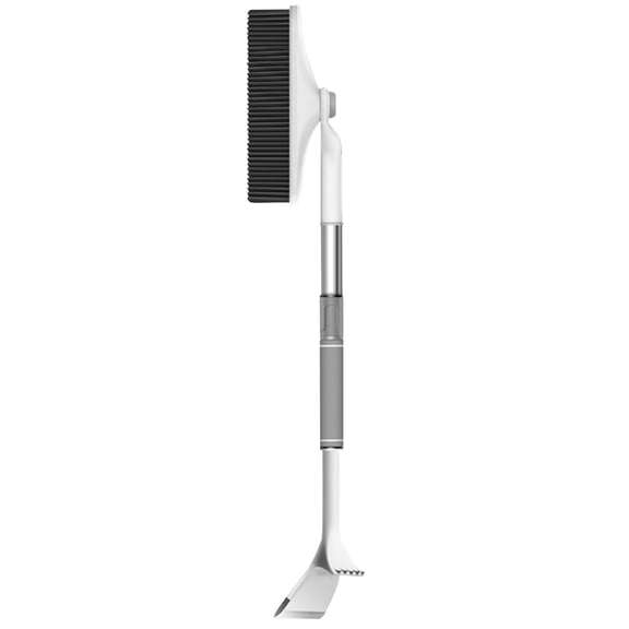 Extendable Snow Brush Ice Scraper, 2-In-1 Windshield Tool, Foam Grip, Car SUV