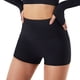 thumbnail image 3 of Pantalones cortos para correr para mujer, pantalones cortos de cintura alta para mujer, pantalones cortos para hacer ejercicio para mujer, pantalones cortos para ciclistas, claridad notable, 3 of 6