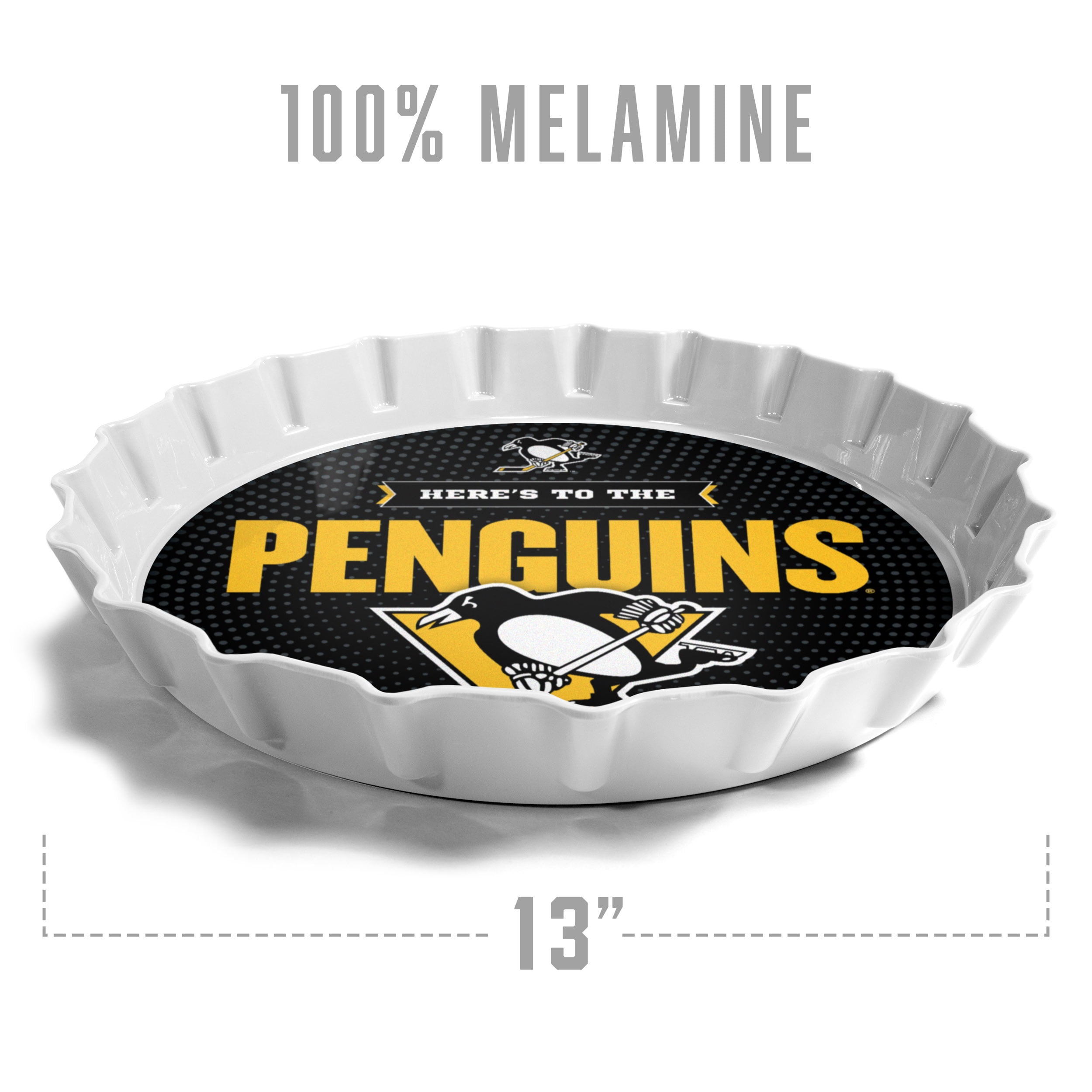 YouTheFan NHL Pittsburgh Penguins Bottle Cap Serving Tray