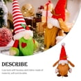 thumbnail image 4 of Advancent Muñeco sin rostro de Navidad, fiesta, puerta, estante, decoración de mesa, hogar, oficina, Bar, lindo adorno, cumpleaños, niños Kits de decoración para fiestas Amarillo Advancent HA069291-02, 4 of 6