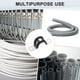 thumbnail image 5 of Uxcell 10 Paquete de Abrazaderas de Cable 0.71" Acero Inoxidable 304 Goma en Forma de U para Tubo, 5 of 7
