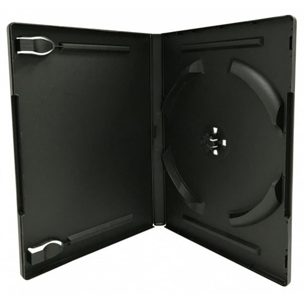 CheckOutStore 300 STANDARD Black 6 Disc Stackable DVD Cases Walmart