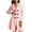 Pink, variant on Women’s Festive Plush Coat Hooded Cardigan Toggle Buttons Faux Fur Trim Relaxed Fit Christmas Y2K Style Warm Cozy Outerwear for Winter Holidays