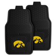 thumbnail image 1 of FANMATS 8870 Iowa Hawkeyes 2-Piece Heavy Duty Vinyl Car Mat Set, Front Row Floor Mats, All Weather Protection, Universal Fit, Deep Resevoir Design, 1 of 4