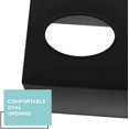 thumbnail image 4 of Funda cuadrada de plástico negro DWËLLZA Home para pañuelos, 4 of 7