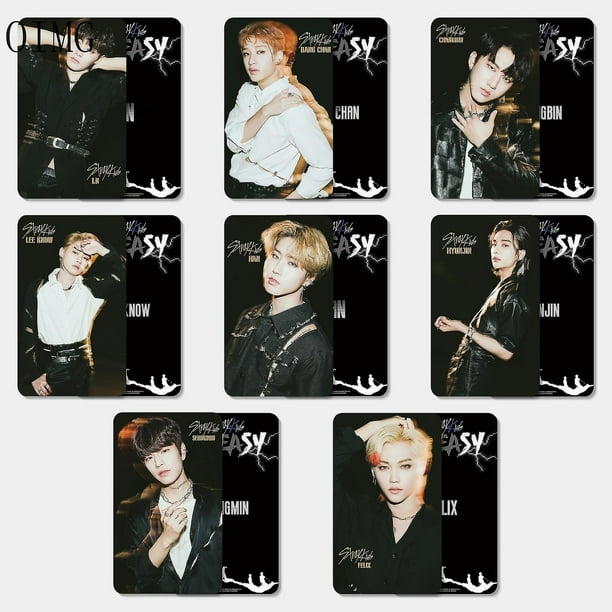 Lanbena-Paquete de 8 tarjetas kpop Street Kids, Nochebuena, Noeasy Lomo, nuevo álbum, juego de tarjetas con impresión fotográfica, icono de moda coreana, regalo de seguidor