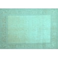 thumbnail image 1 of Ahgly Company Indoor Rectangle Abstract Light Blue Contemporary Area Rugs, 2' x 3', 1 of 4