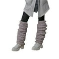 thumbnail image 1 of Fortune Women Knitted Leg Warmers Winter Socks Solid Crochet Boot Socks, 1 of 6