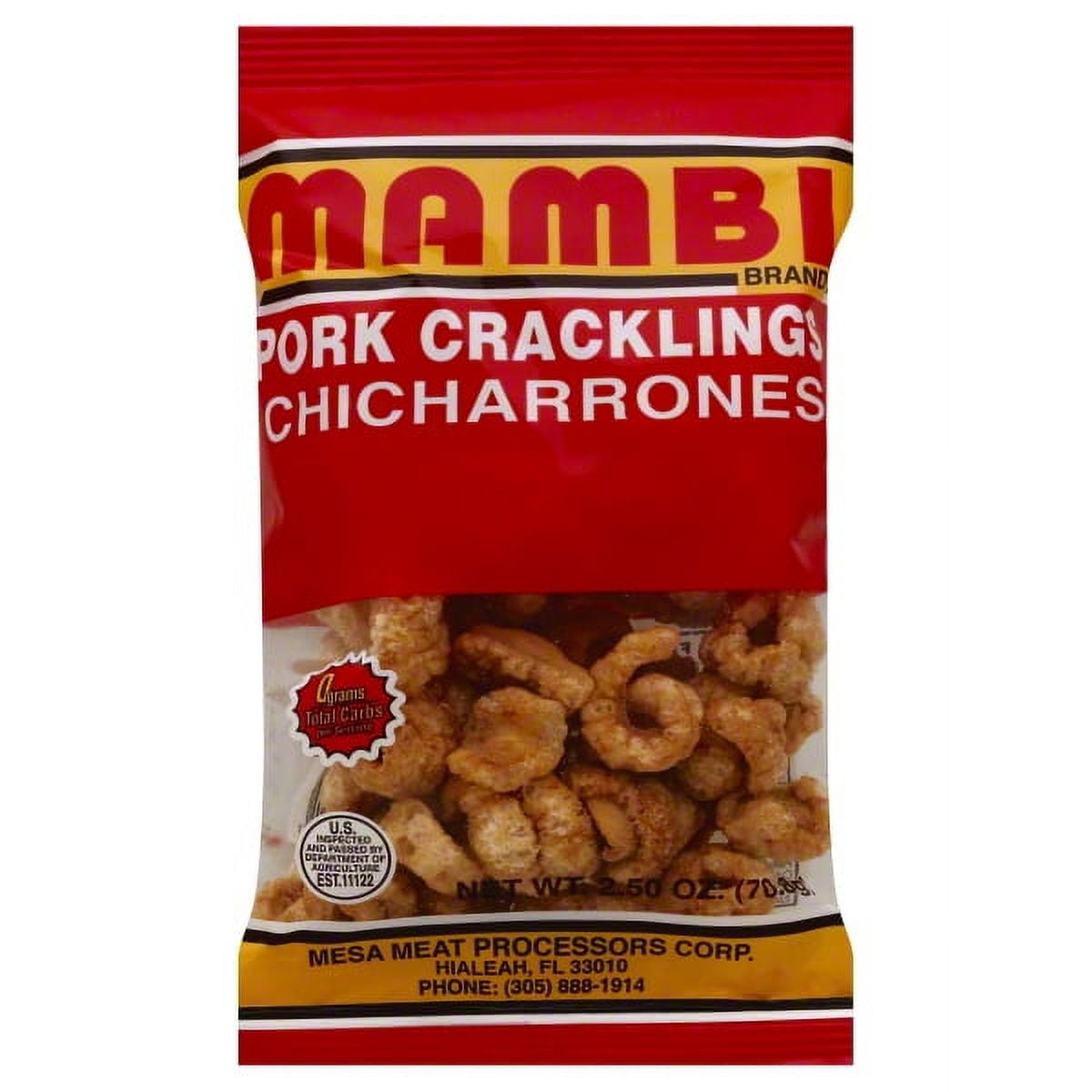 ゆり　cracklings *35 MAMBI PORK CRACKLINGS 24/2.25 OZ - Walmart.com