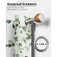 thumbnail image 6 of nqOlkjepod Outdoor Curtains for Patio Waterproof, Sage Green Botanical Outdoor Privacy Panels Grommet, Eucalyptus Sprigs Watercolor Blackout Outside Curtains for Porch/Cabana 54"x84", 1 Panel, 6 of 8