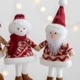 thumbnail image 4 of Regalos de Año Nuevo para niños, adornos navideños para árbol de Navidad, colgante de muñecas, Ángel, Papá Noel, muñeco de nieve, alce, 2024（GJ173-Khaki, 4 of 5