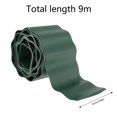 thumbnail image 2 of Green Flexible Plastic Garden Lawn Edging Decorative Fence Path Border Plant, 2 of 7