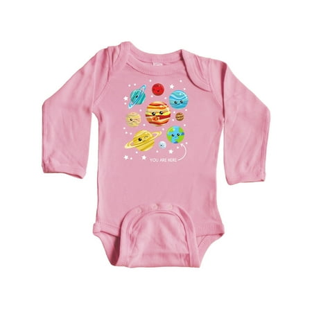

Inktastic Cute Planets Stars Astronomy Space Cosmos Gift Baby Boy or Baby Girl Long Sleeve Bodysuit