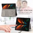 thumbnail image 4 of for Samsung Galaxy Z Fold 3 5G Cartoon Cute Wallet Case,Cat Dog Style Flip Phone Cover with ID Card Holder PU Leather Cases for Samsung Galaxy Z Fold 3 5G MG Grey, 4 of 14