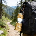 thumbnail image 5 of 2-in-1 Solar Light and Fan (Gold), Rechargeable Lantern with Phone Charger, Portable Power for Hurricane Emergency Camping Power Outage, Multi-Functional, 5 of 8