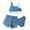 Navy, variant on Gyujnb Sporty Three-Piece Swimsuit with Shorts for Swimming Beach (Little Girls, Big Girls),9-10 Years