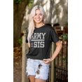thumbnail image 3 of US Army Sis Military Star Logo Women's Graphic T Shirt Tees Brisco Brands X, 3 of 5