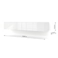 thumbnail image 5 of Homlando BINGO-180-WHITE-HIGH-GLOSS 70.9 in. Bingo TV Cabinet - White High Gloss, 5 of 6