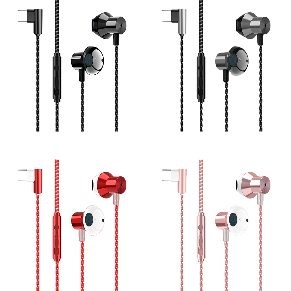 wired headset type-c earphone wire 