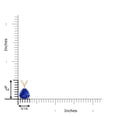 thumbnail image 3 of ANGARA Natural Claw-Set Trillion 1.2 ct Tanzanite V-Bale Pendant in 14K Rose Gold for Women (Size-7mm) | December Birthstone, Anniversary, Jewelry Gift for Women | Natural Tanzanite Necklace, 3 of 11