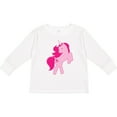thumbnail image 3 of Inktastic Pink unicorn Girls Long Sleeve Toddler T-Shirt, 3 of 5